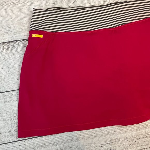 WOMENS LOLE LANGELINIE HOT PINK ATHLETIC TENNIS SKORT SKIRT SHORTS MEDIUM - Picture 4 of 13